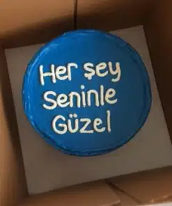 Boncuk Mesaj İçerikli Pasta