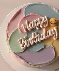 Pastel Mesaj İçerikli Pasta