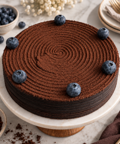 Cacao Blu | Unsuz Şekersiz Çikolatalı Pasta